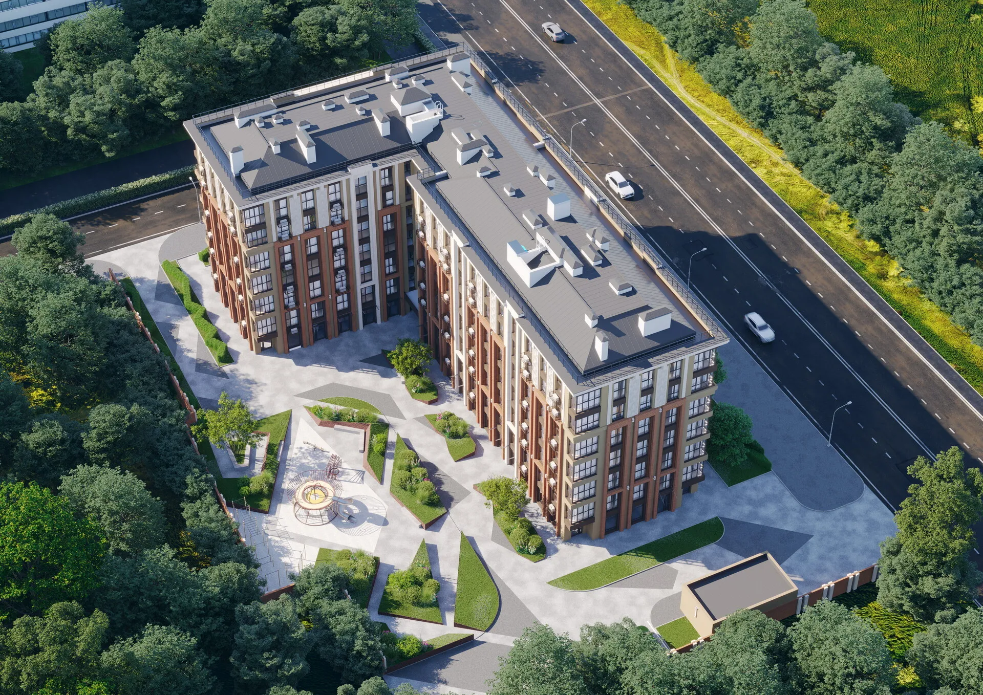 Планировка 1-комнатной квартиры 43.89 м² в ЖК ТАТЛИН, г. Рязань — фото 23