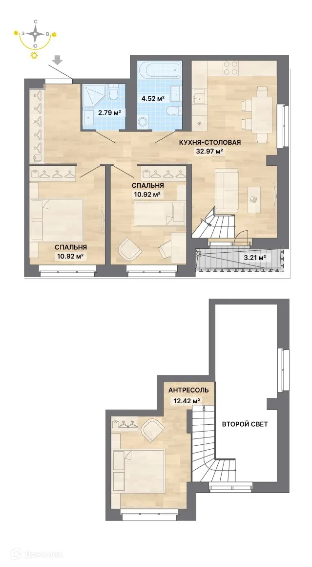 Фото квартиры в ЖК "NOVA park (Нова парк)"