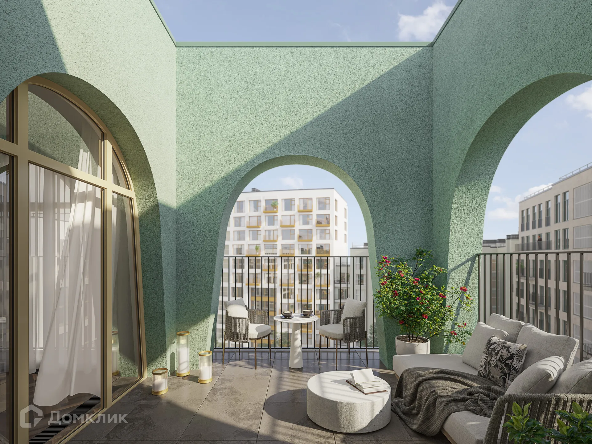 Планировка 2-комнатной квартиры 94.46 м² в ЖК Арт-кварталы, г. Рязань — фото 5