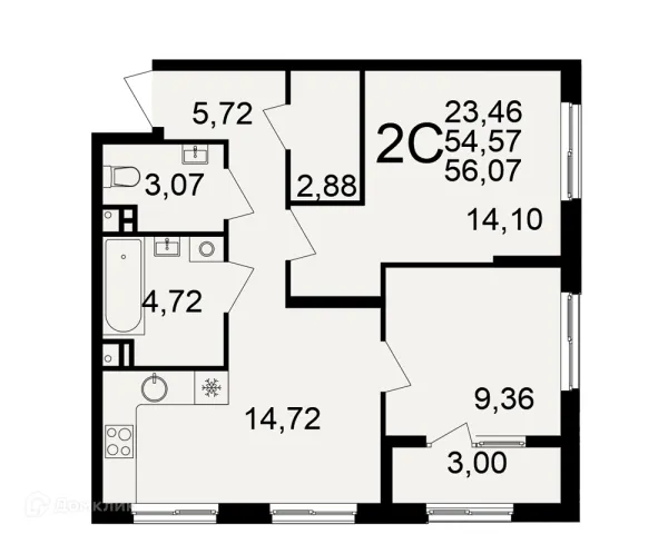 Квартира в Импульс