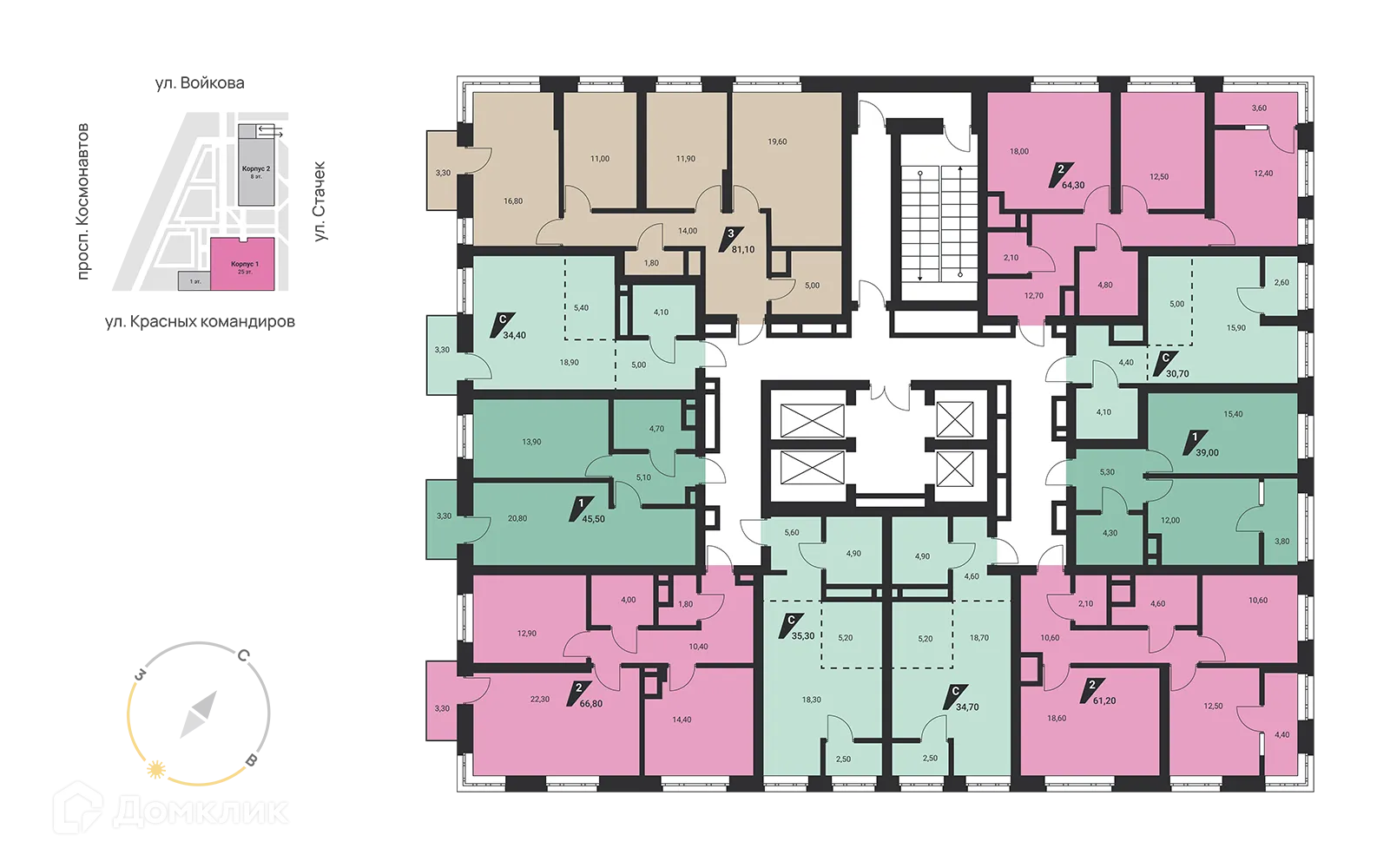 Фото квартиры в ЖК Квартал К3