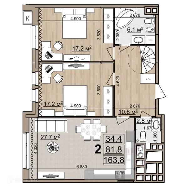 Квартира в ЖК Pride Park (Прайд Парк)