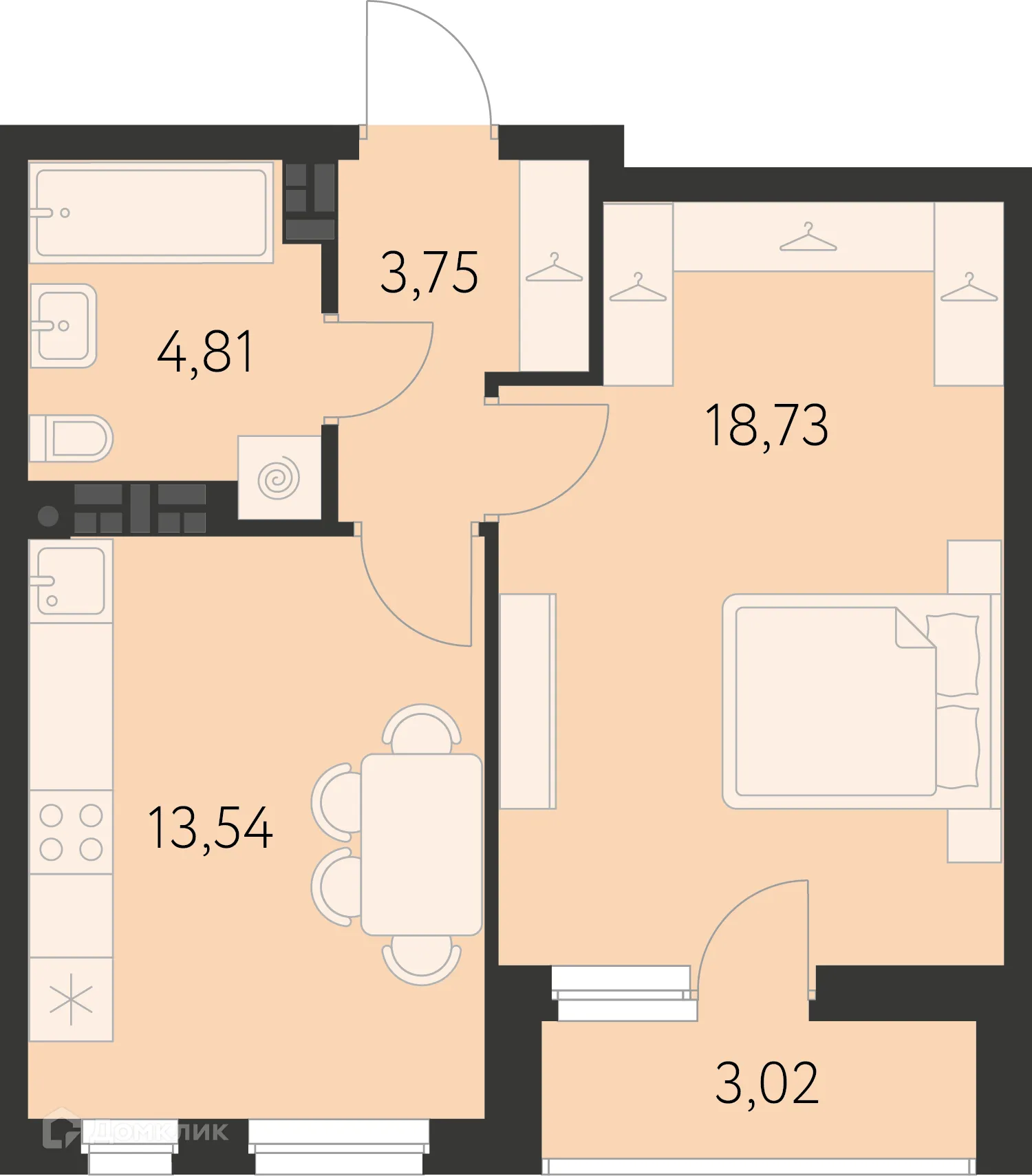 Фото квартиры в ЖК "ELEVEN (Элевен)"