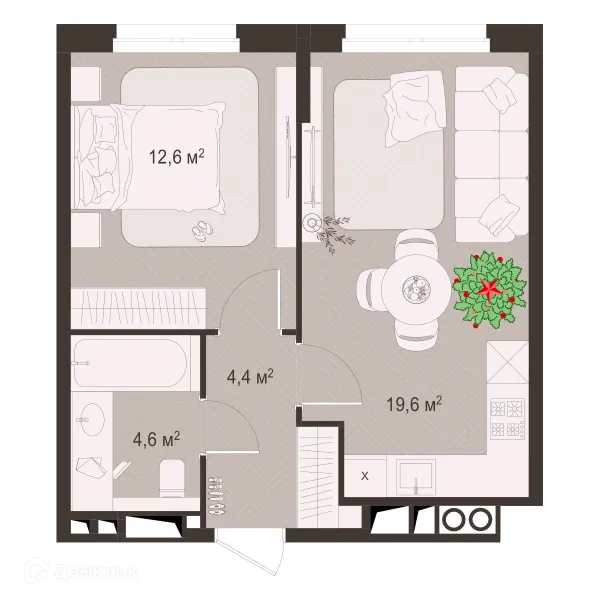 Квартира в ЖК Окская стрелка