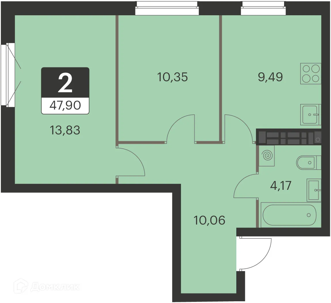 Фото квартиры в ЖК Спутник-1