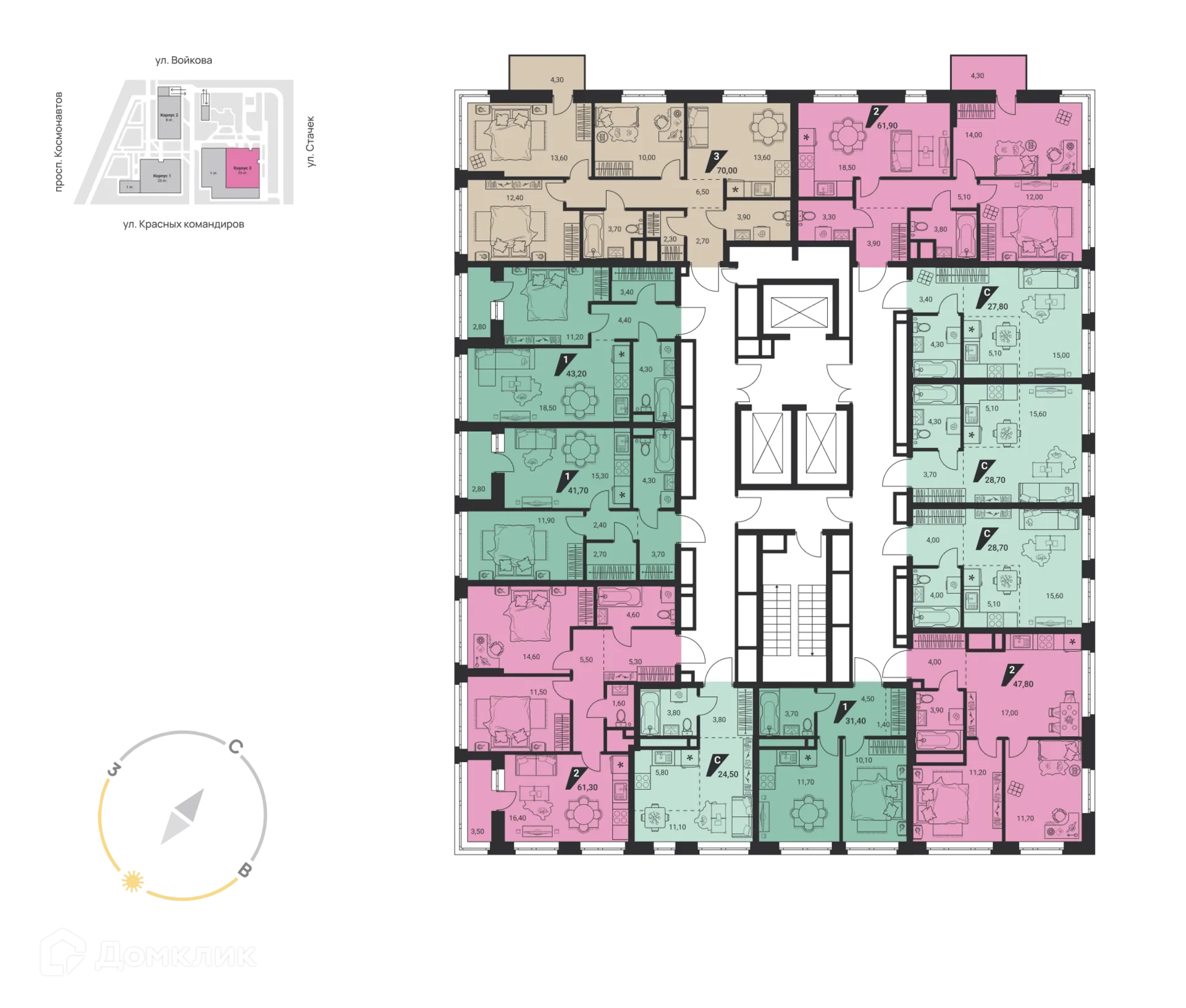 Фото квартиры в ЖК Квартал К3