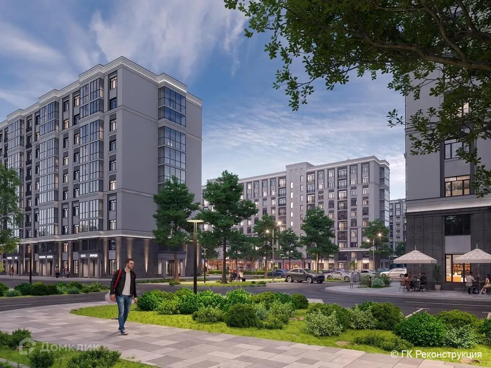 Планировка 1-комнатной квартиры 34.47 м² в ЖК Ривьера, г. Дядьково — фото 5