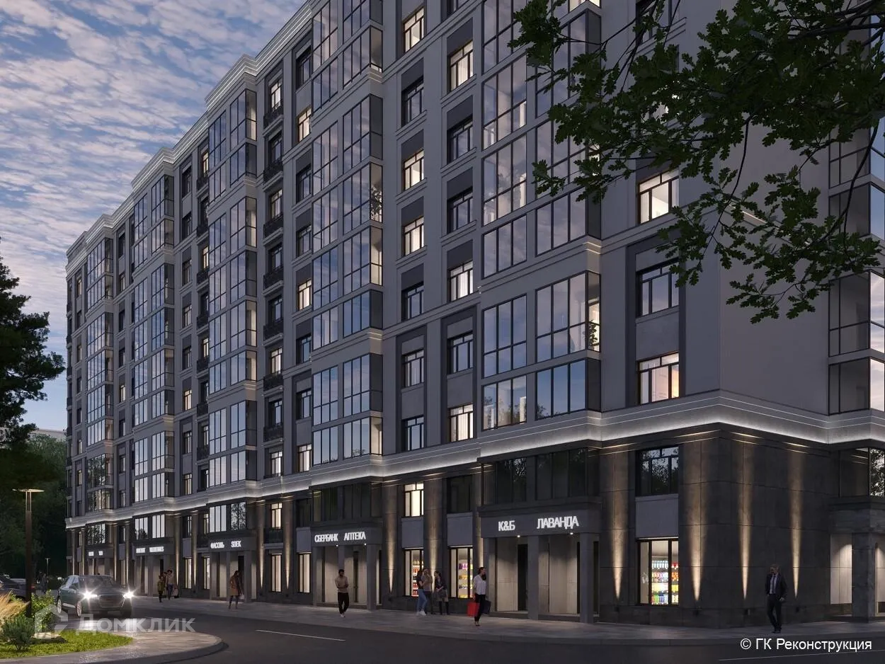 Планировка 1-комнатной квартиры 35.46 м² в ЖК Ривьера, г. Дядьково — фото 8