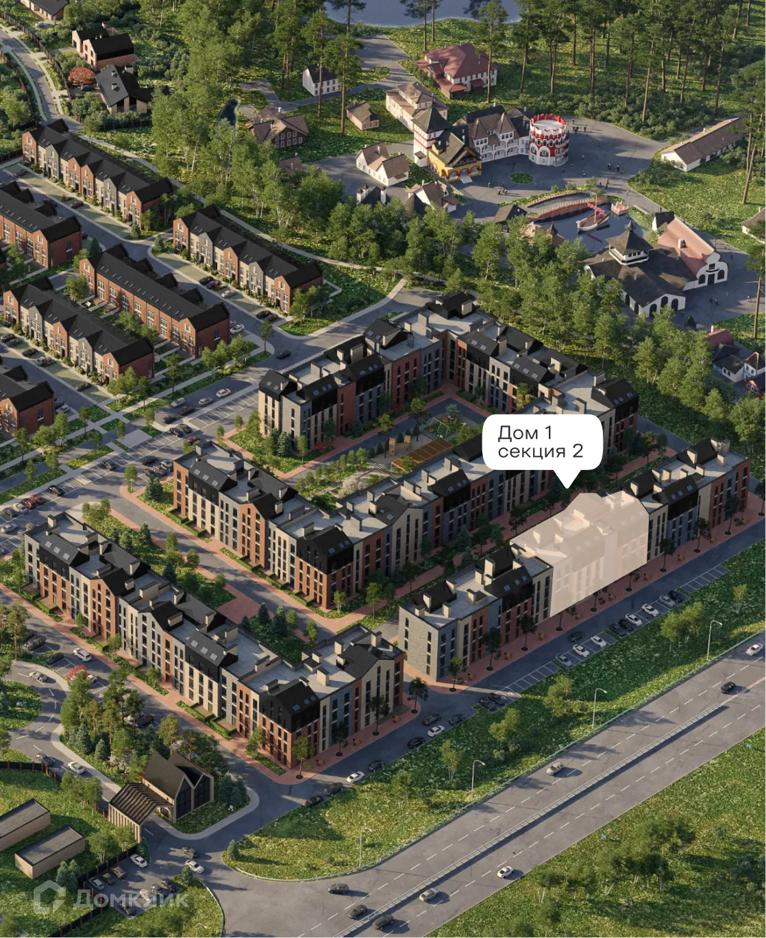 Планировка 2-комнатной квартиры 68.97 м² в ЖК Резиденция Поляна, г. Рязань — фото 2