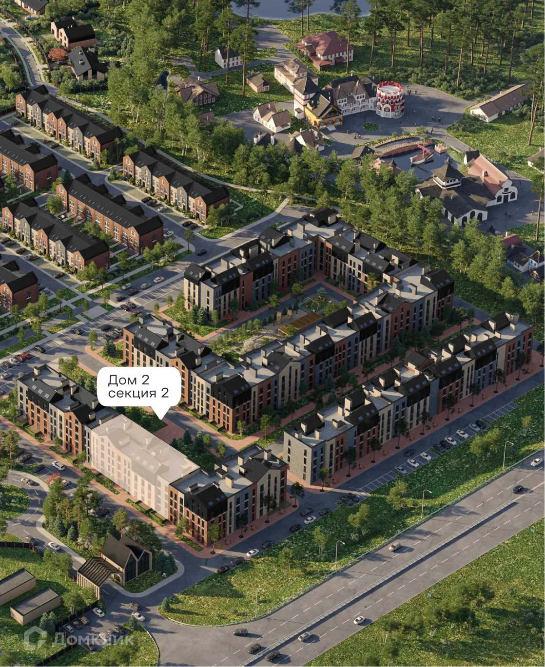 Планировка 2-комнатной квартиры 67.61 м² в ЖК Резиденция Поляна, г. Рязань — фото 14