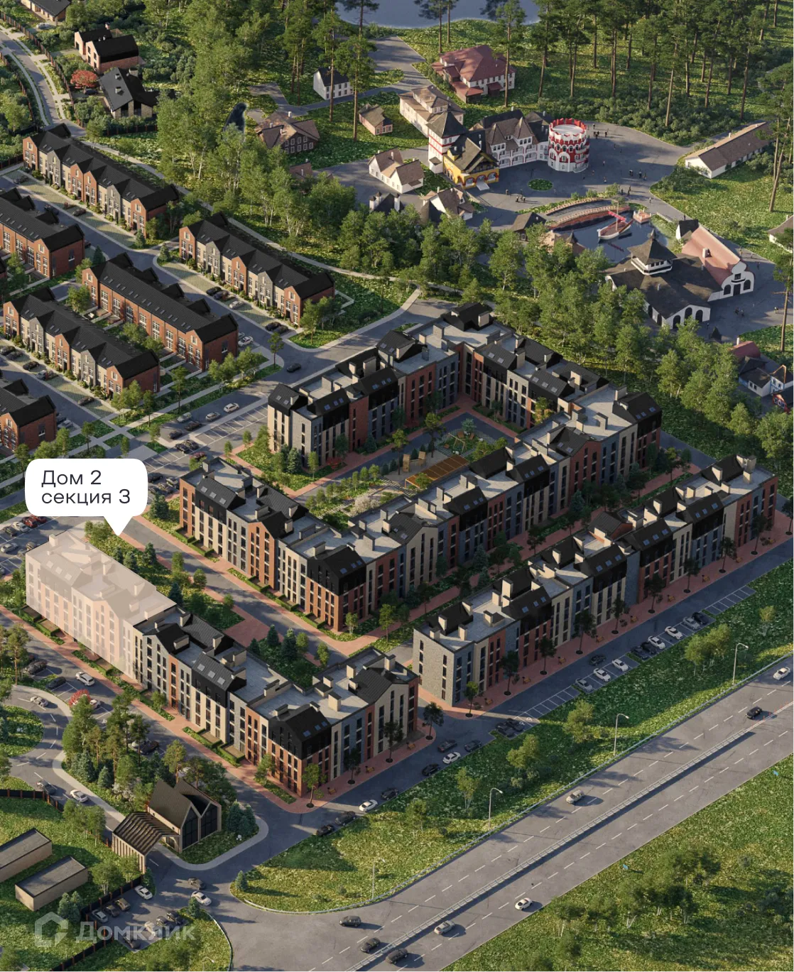 Планировка 2-комнатной квартиры 54.6 м² в ЖК Резиденция Поляна, г. Рязань — фото 9