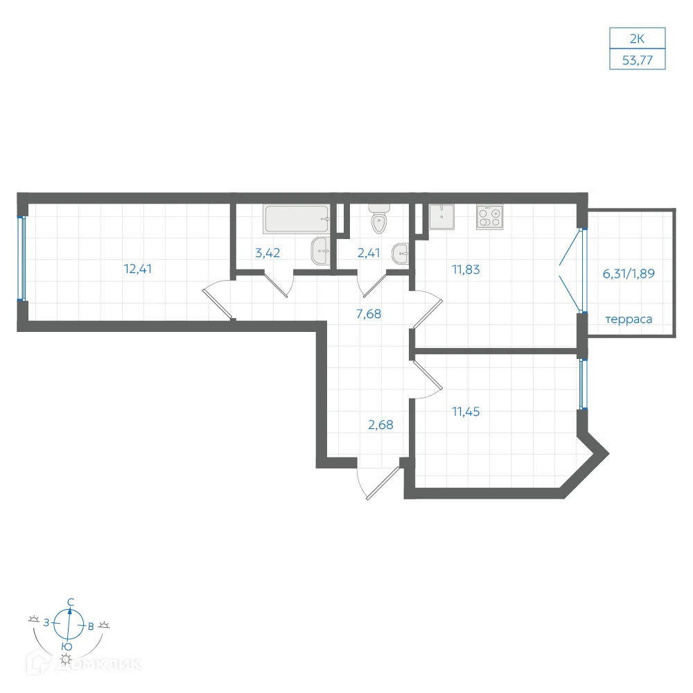 Фото квартиры в ЖК Центральный Парк