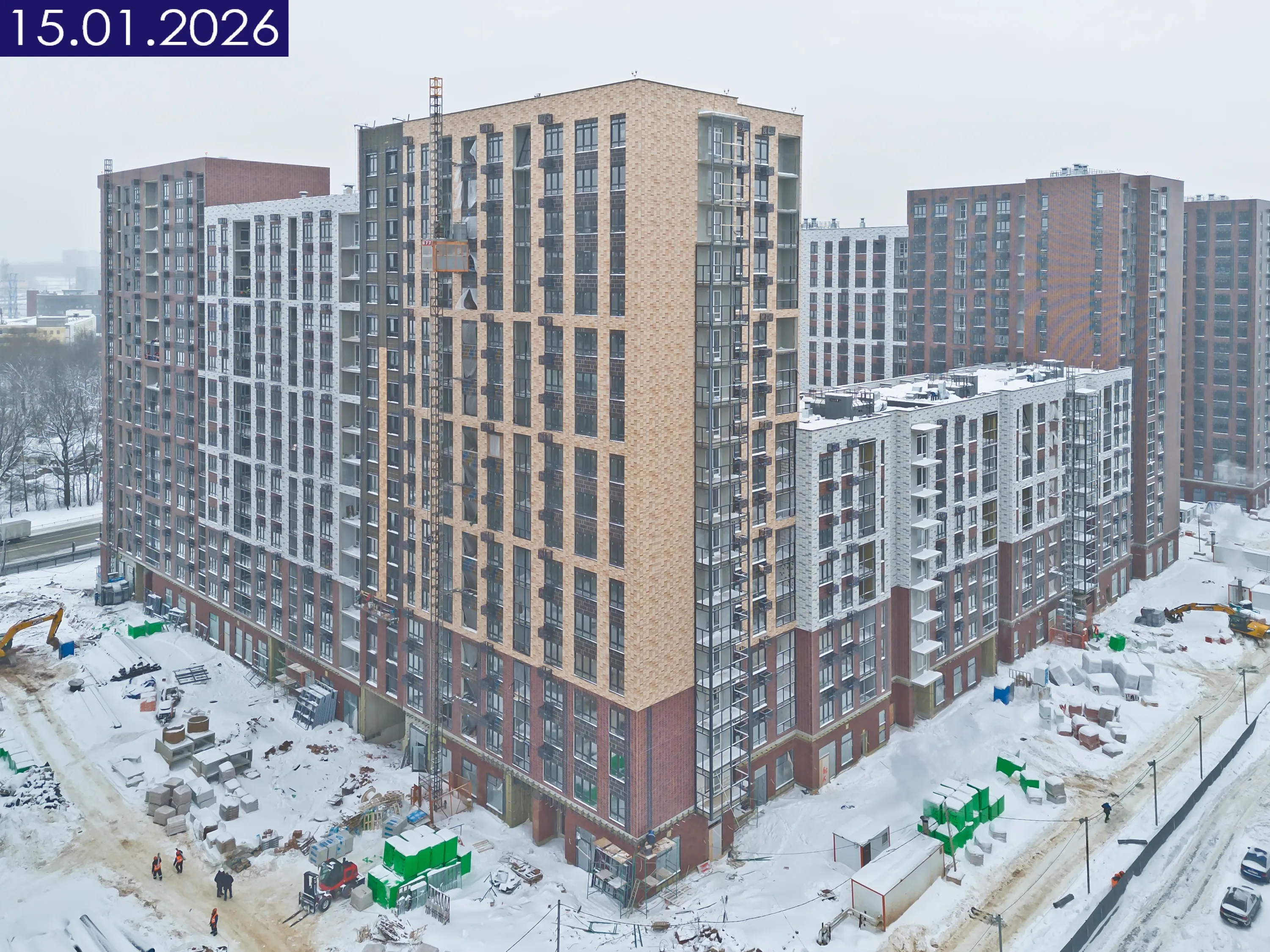 ЖК 1-й Ясеневский ход строительства