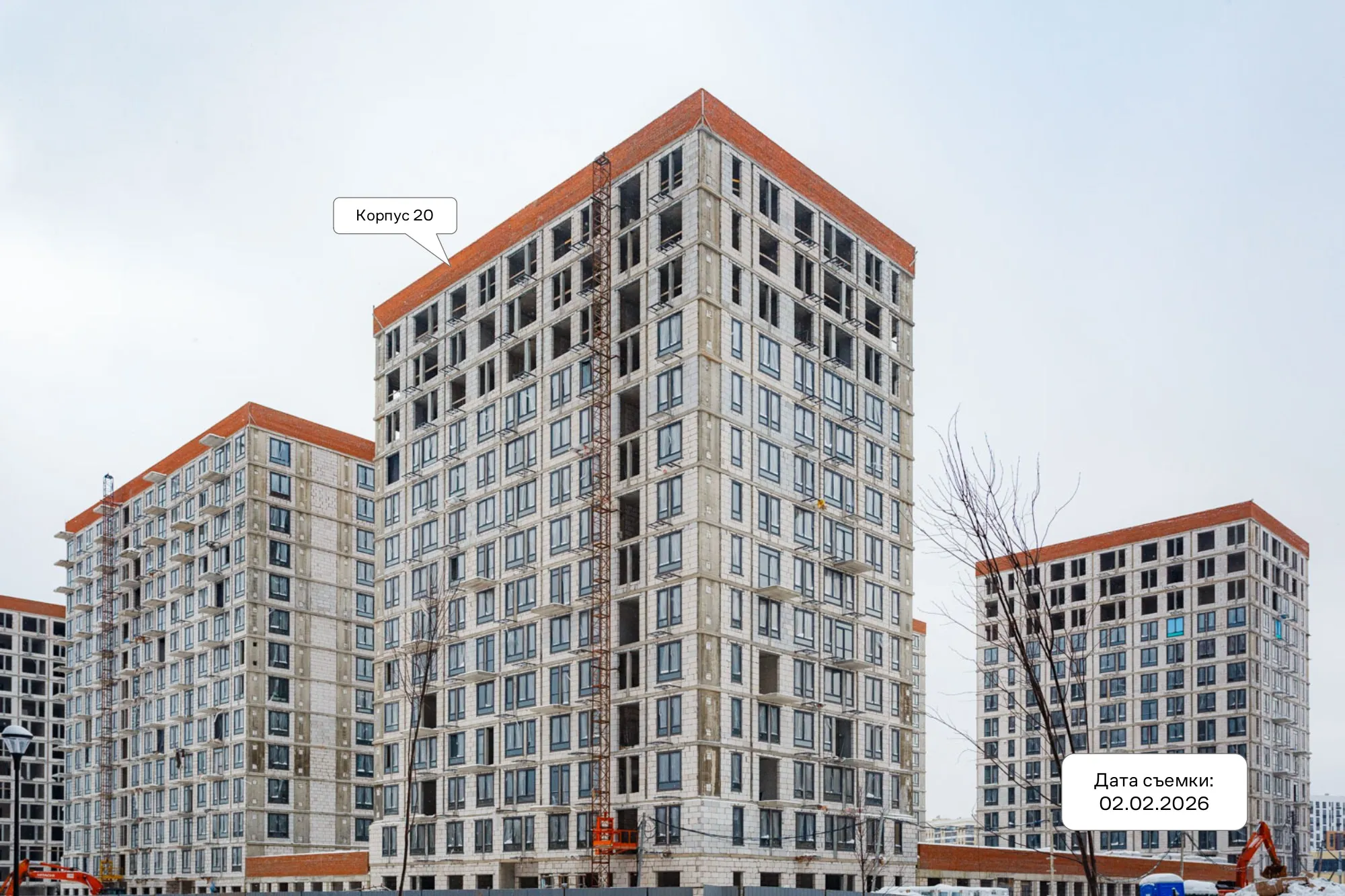 ЖК  Остафьево ход строительства