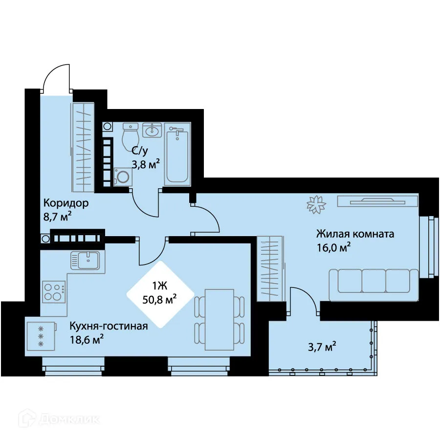 Фото квартиры в ЖК Veer Park (Веер Парк)