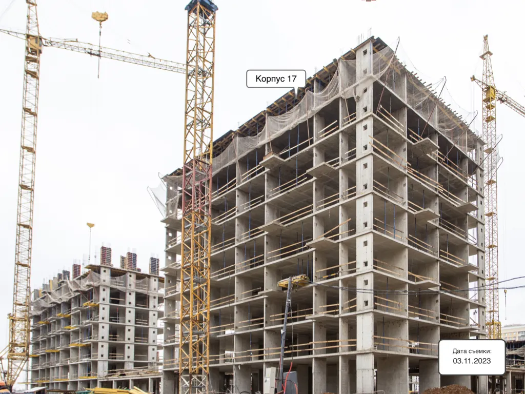 ЖК  Остафьево ход строительства