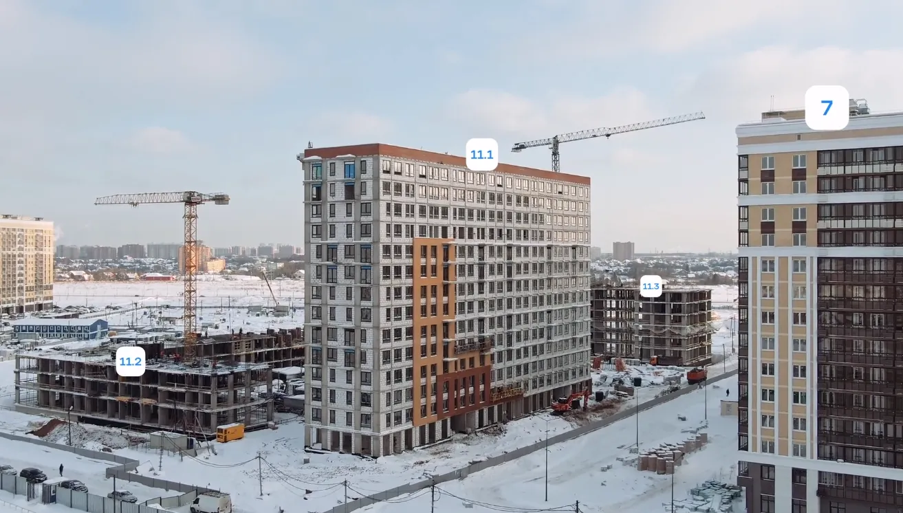 ЖК  Остафьево ход строительства