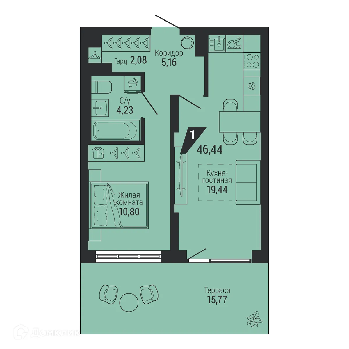 Фото квартиры в ЖК ТЕМП