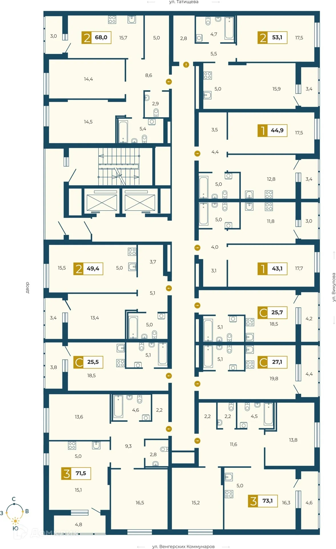 Фото квартиры в ЖК Тактика