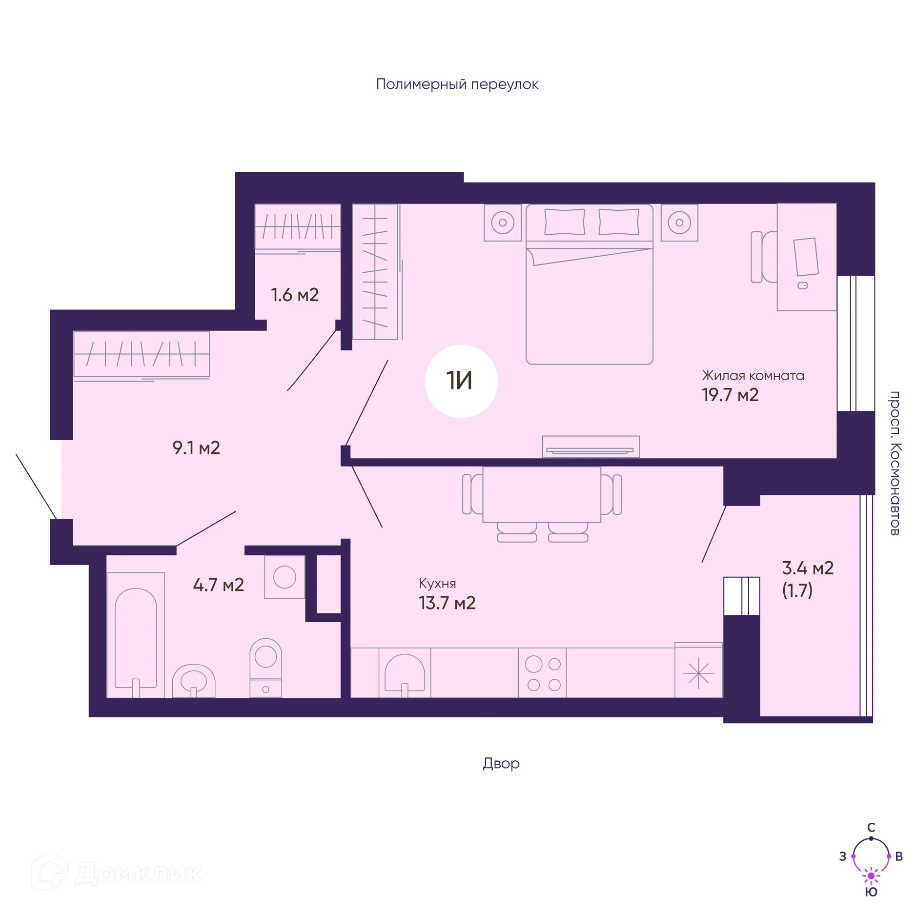 Фото квартиры в ЖК Космос