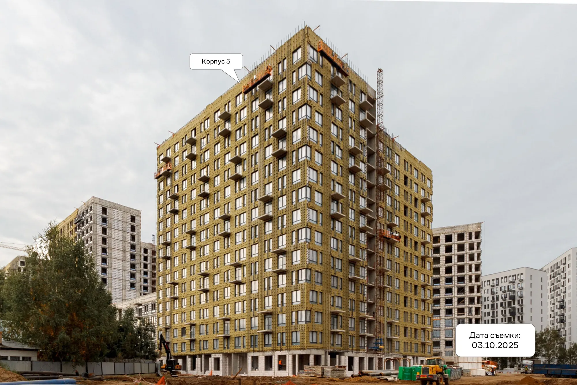 ЖК Молжаниново ход строительства
