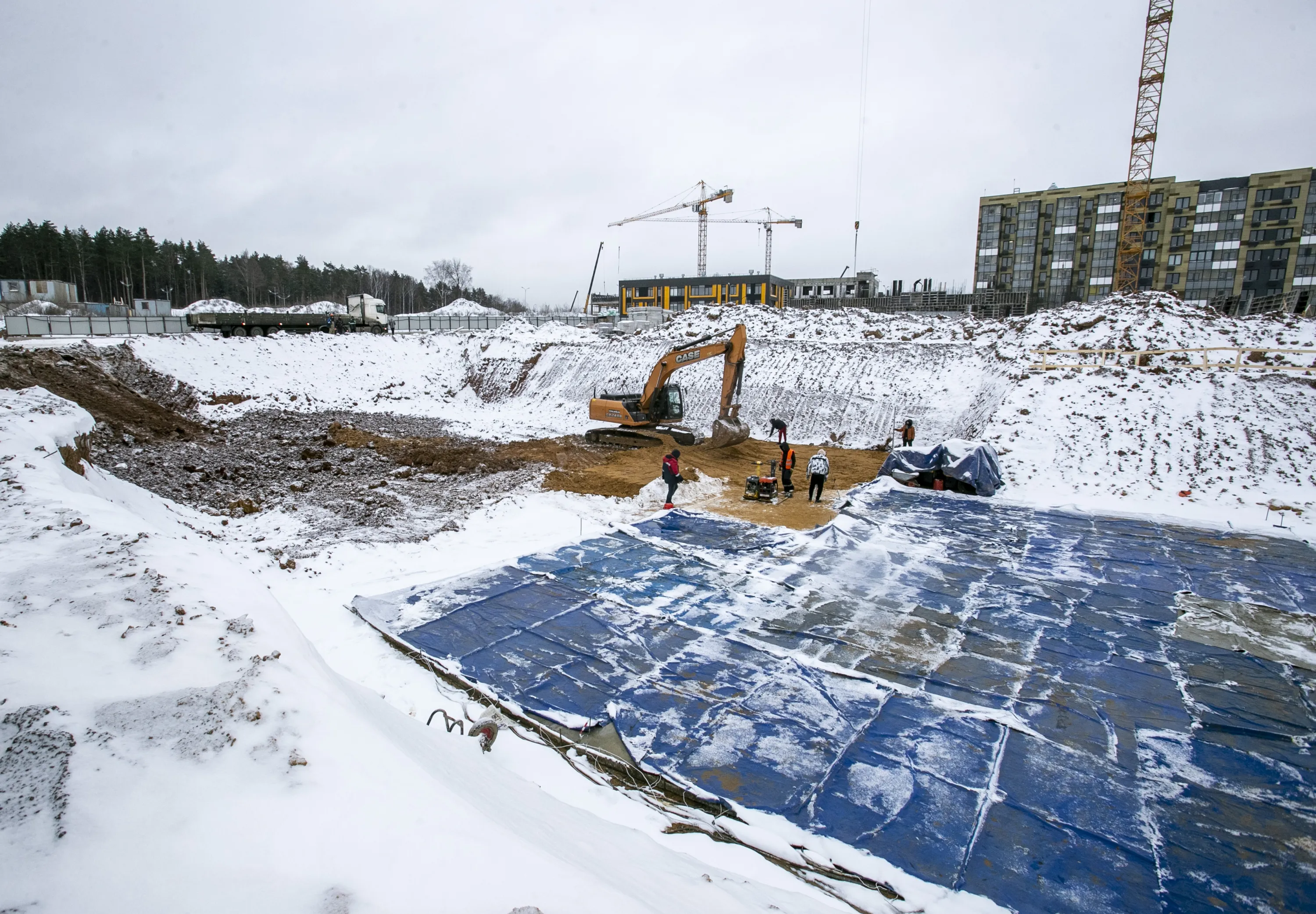 ЖК Цветочные поляны ход строительства