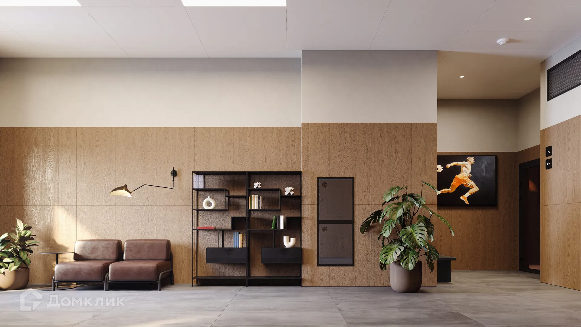 Планировка 1-комнатной квартиры 47.19 м² в ЖК Литературный квартал, г. Москва — фото 9