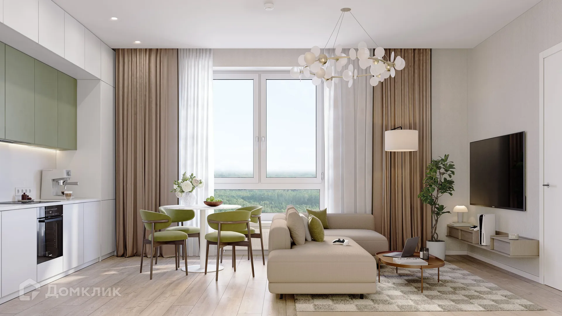 Планировка 1-комнатной квартиры 47.19 м² в ЖК Литературный квартал, г. Москва — фото 14