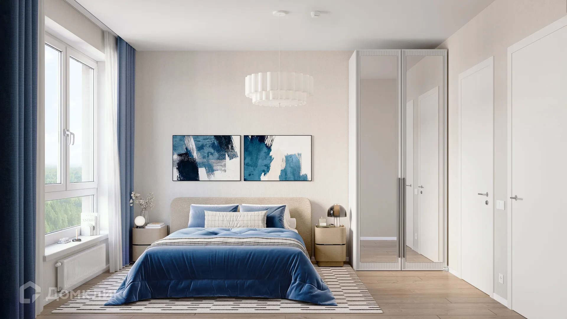 Планировка 1-комнатной квартиры 47.19 м² в ЖК Литературный квартал, г. Москва — фото 18