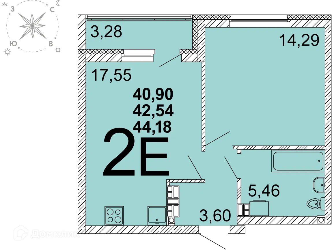 Фото квартиры в ЖК "ELEVEN (Элевен)"