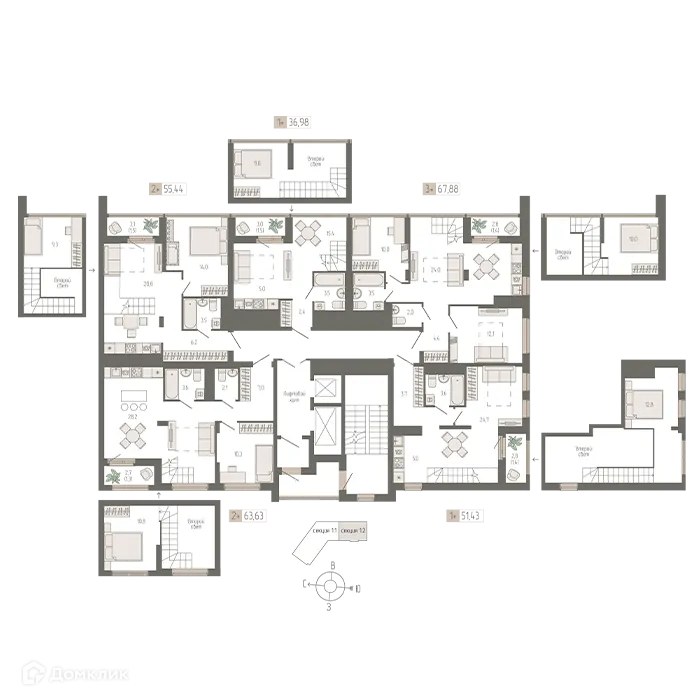 Фото квартиры в ЖК Философия Идеалистов на Черкасской