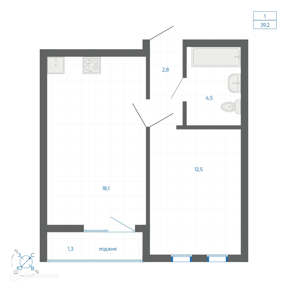 Фото квартиры в ЖК FIRST (Фёрст)