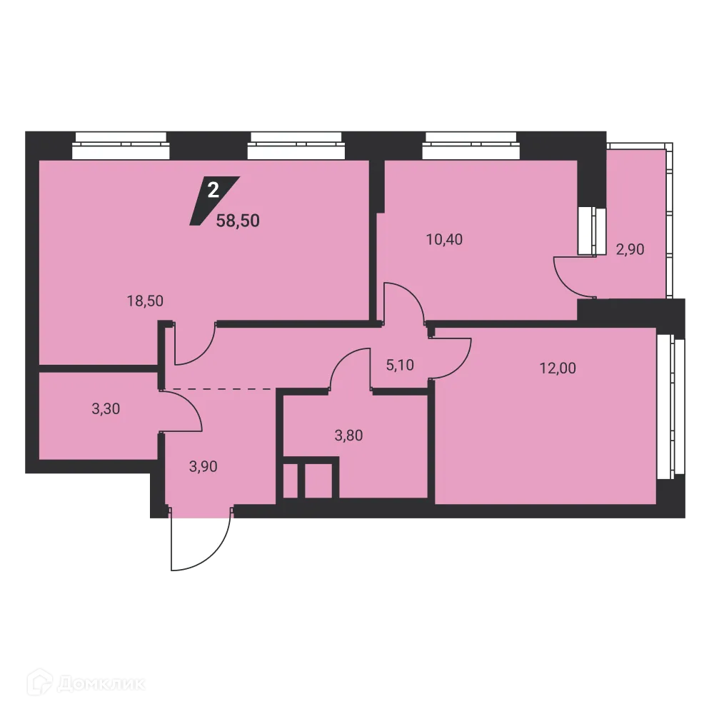 Фото квартиры в ЖК Квартал К3