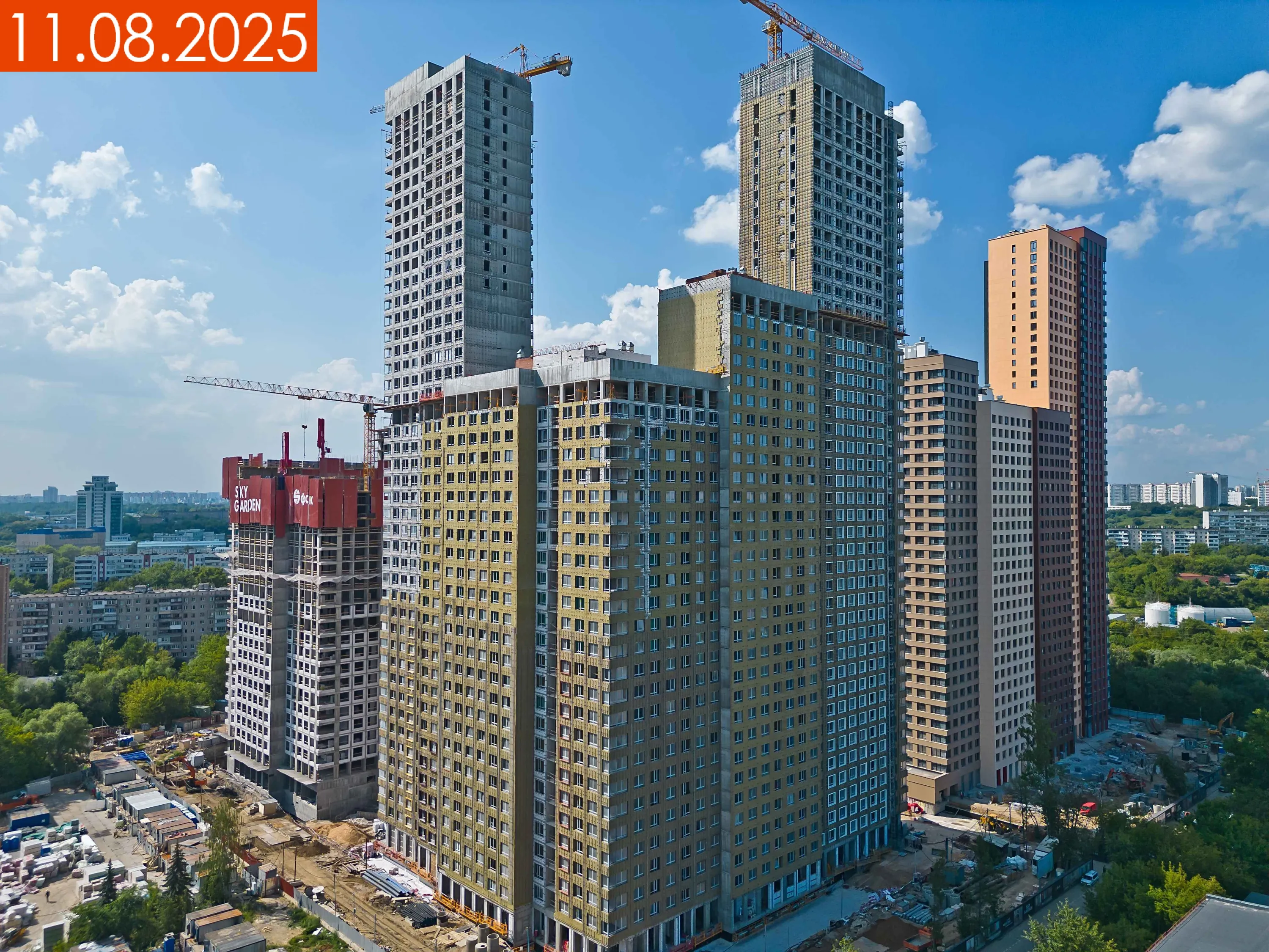 ЖК Sky Garden (Скай Гарден) ход строительства