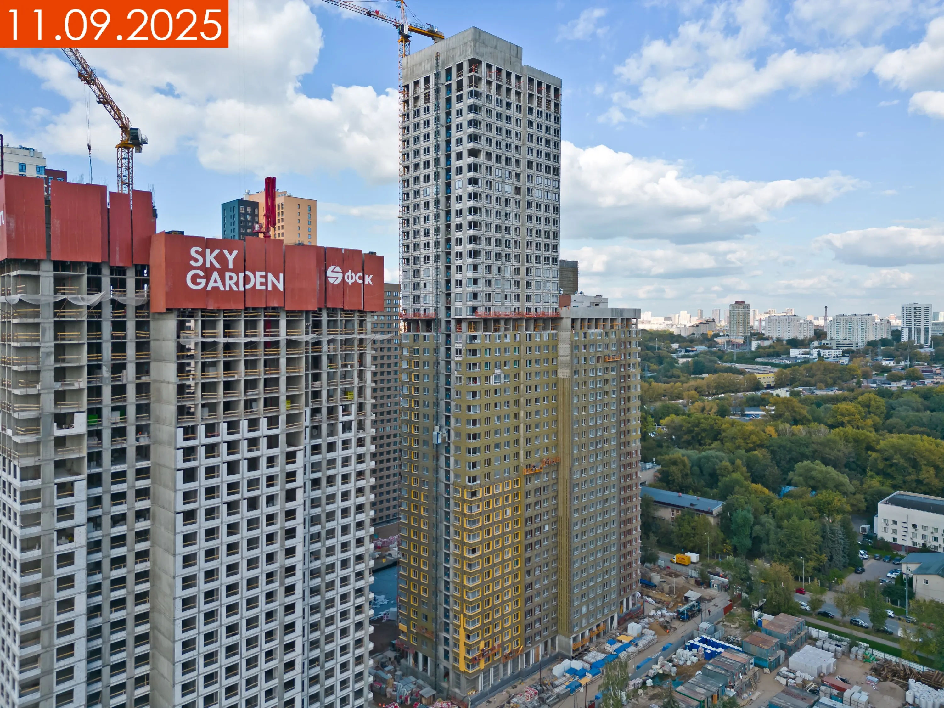 ЖК Sky Garden (Скай Гарден) ход строительства