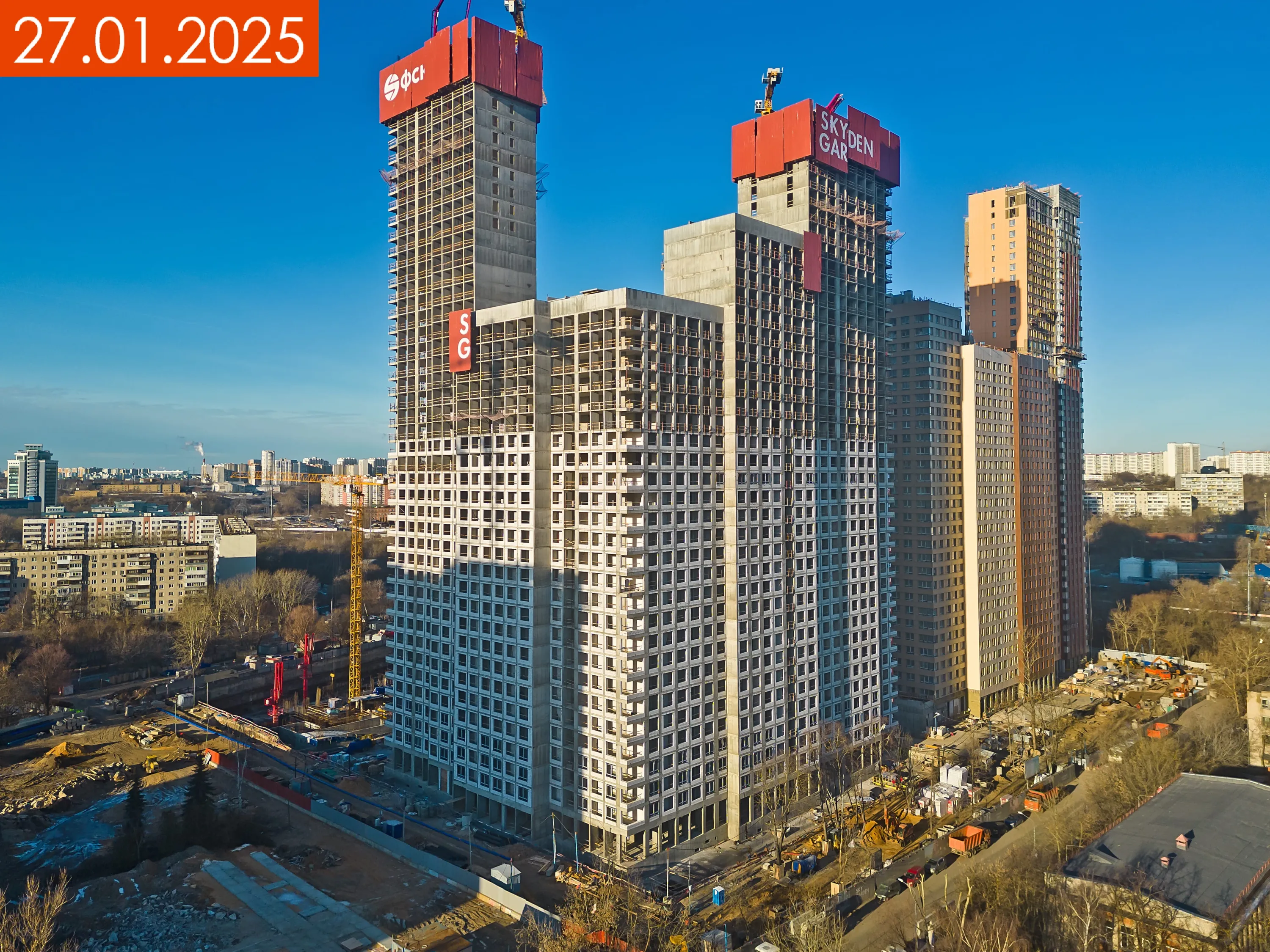 ЖК Sky Garden (Скай Гарден) ход строительства