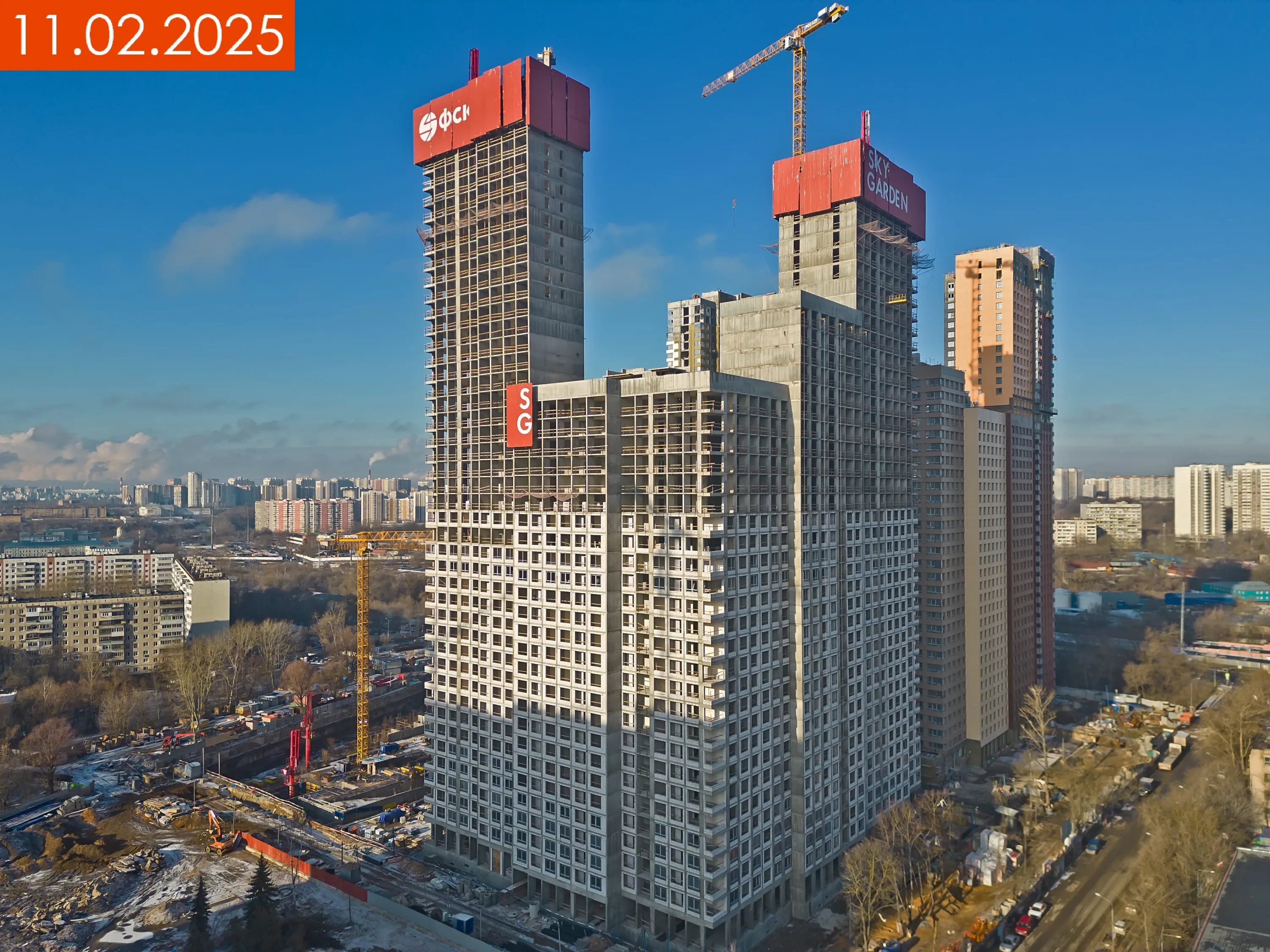 ЖК Sky Garden (Скай Гарден) ход строительства