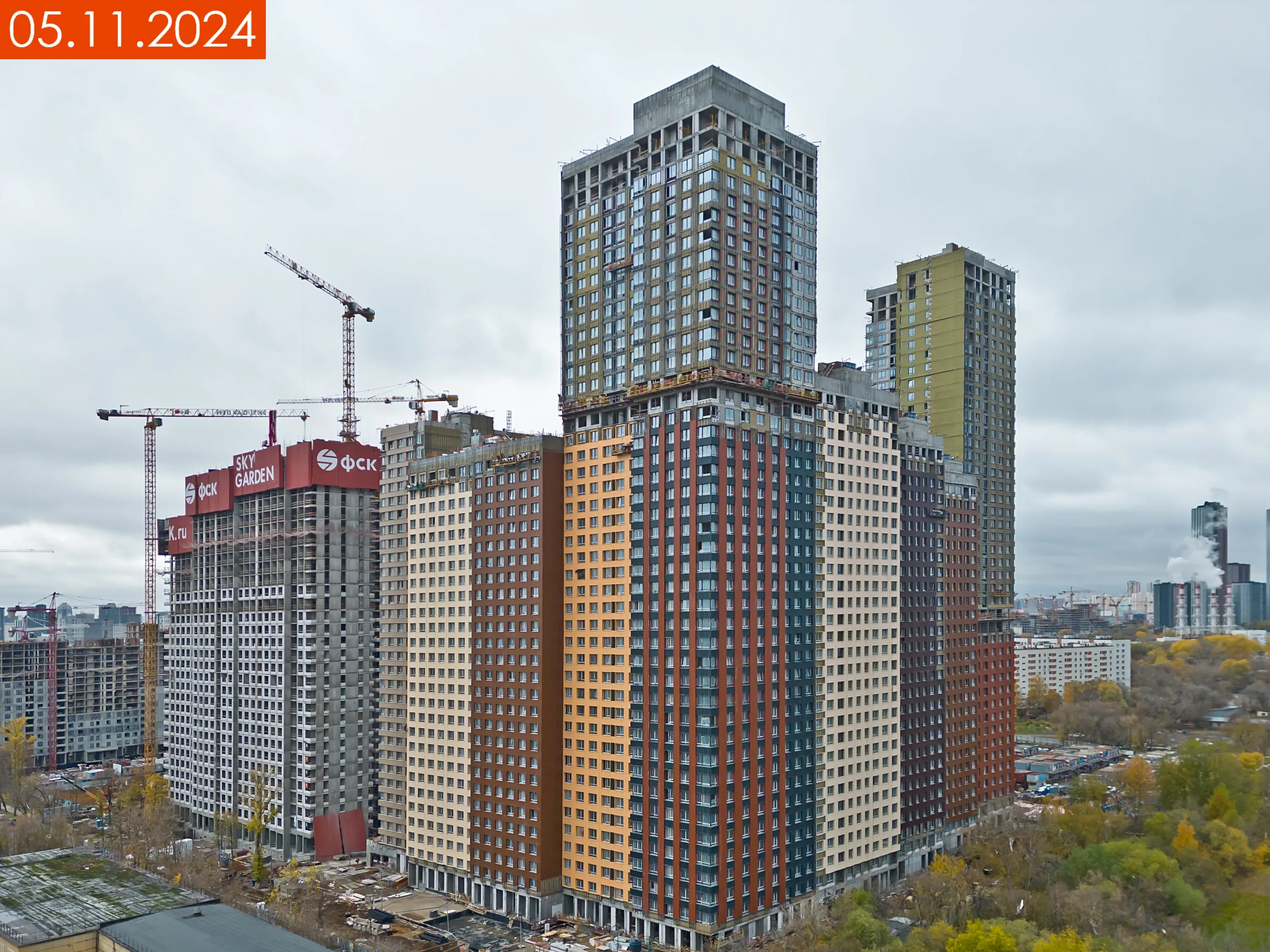 ЖК Sky Garden (Скай Гарден) ход строительства