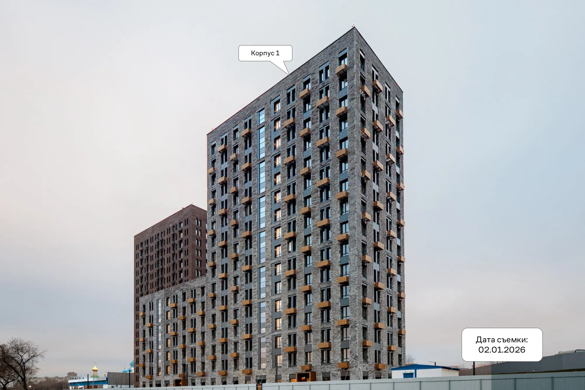 ЖК Графика на воде ход строительства