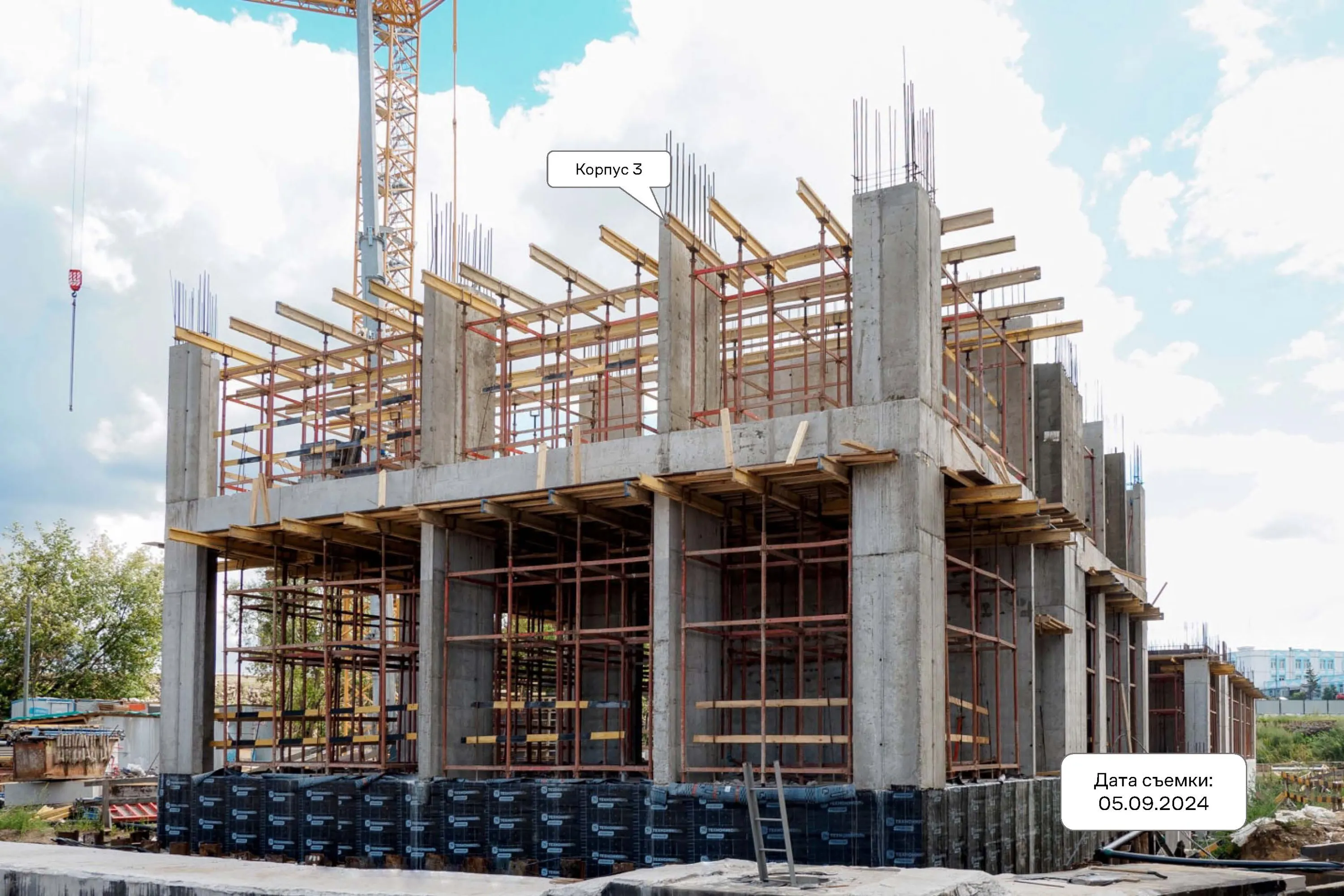 ЖК Графика на воде ход строительства