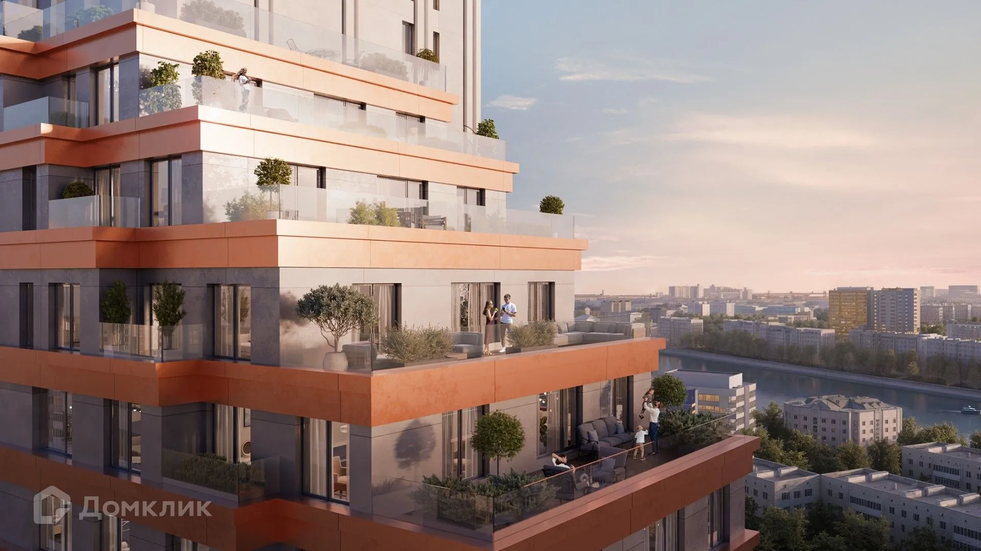 Планировка 3-комнатной квартиры 59.5 м² в ЖК Симоновский Вал, г. Москва — фото 2