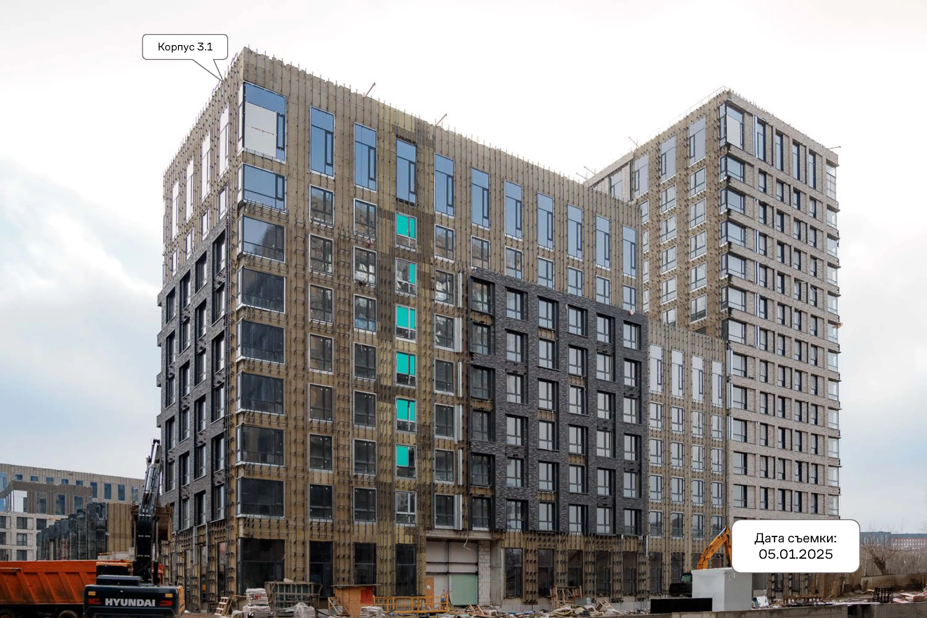 ЖК Верейская 41 ход строительства