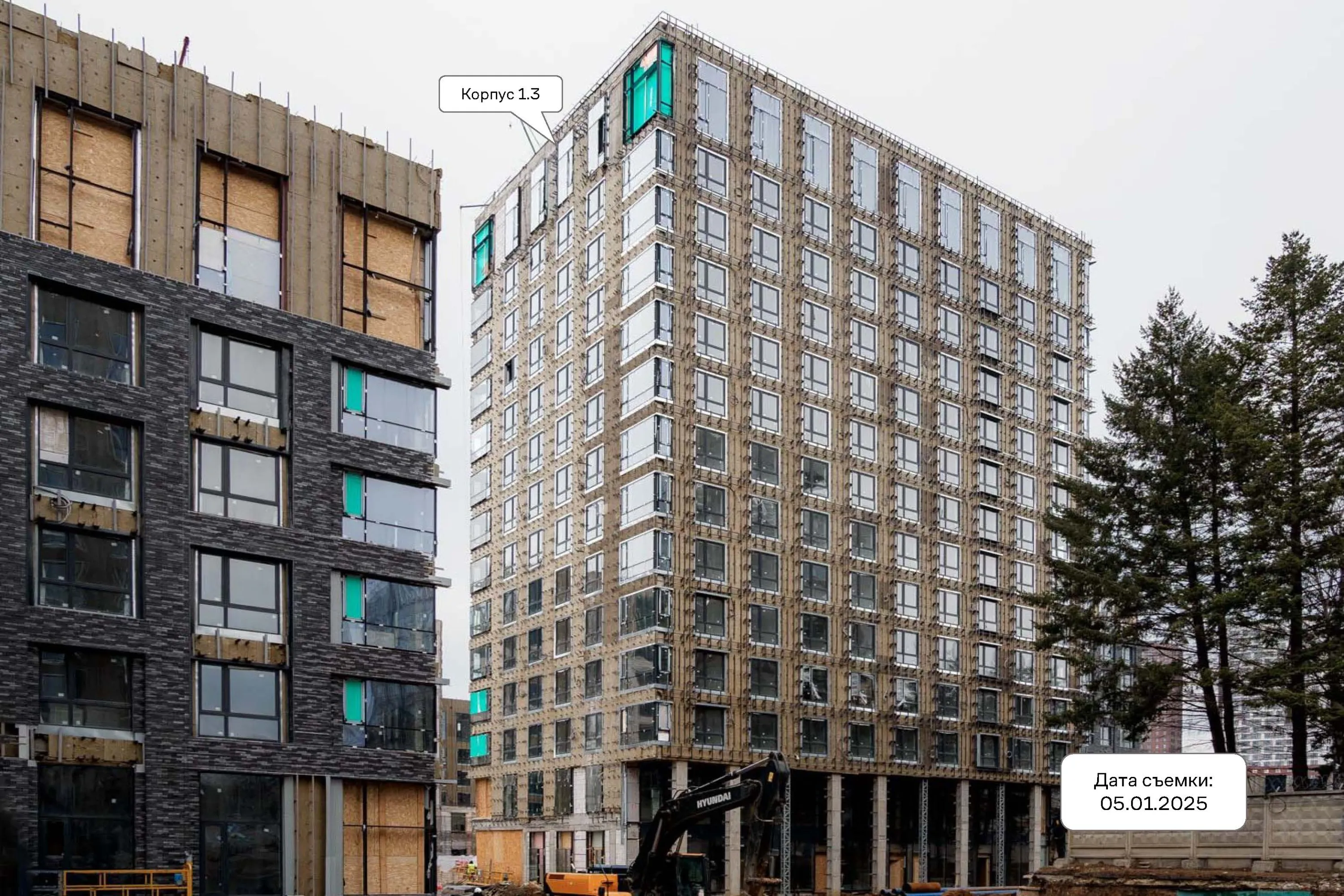 ЖК Верейская 41 ход строительства