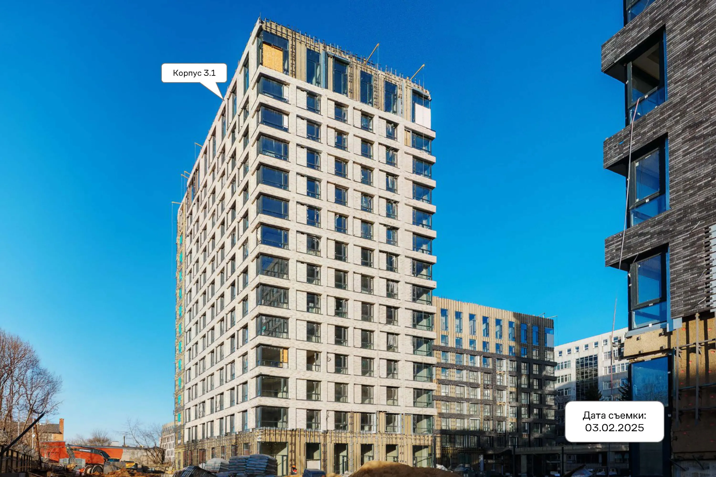 ЖК Верейская 41 ход строительства