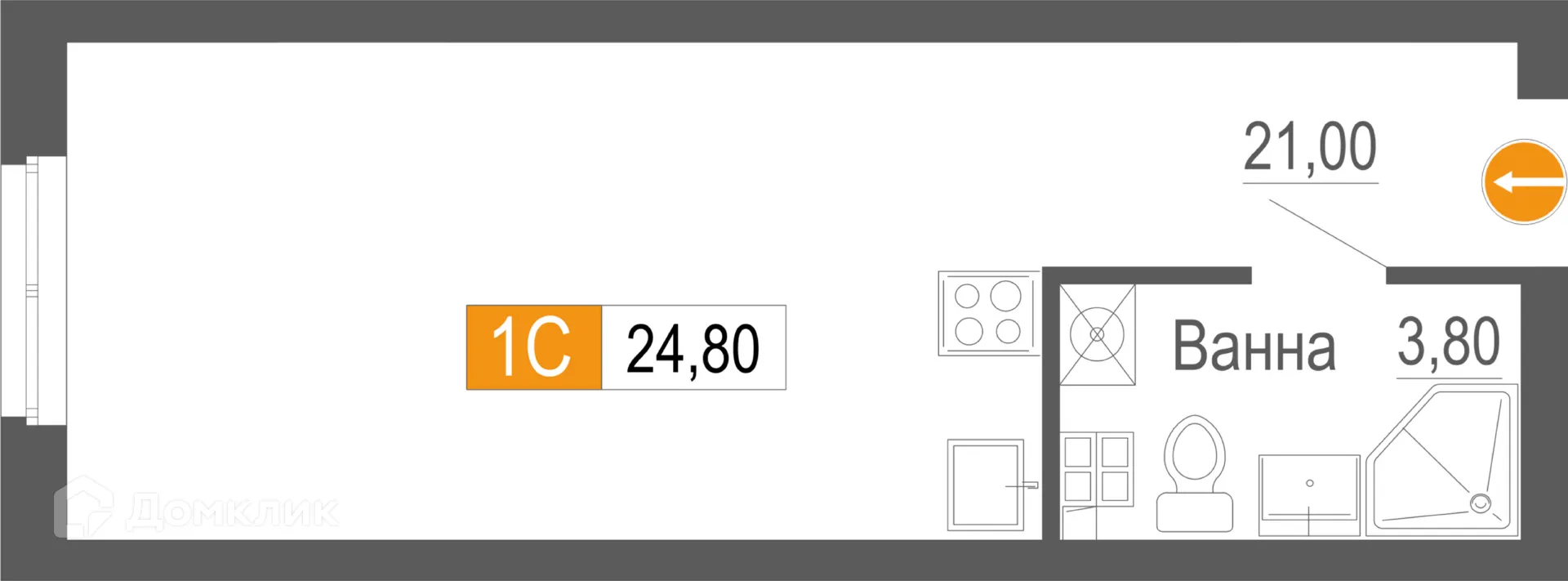 Фото квартиры в ЖК ФРИСТАЙЛ