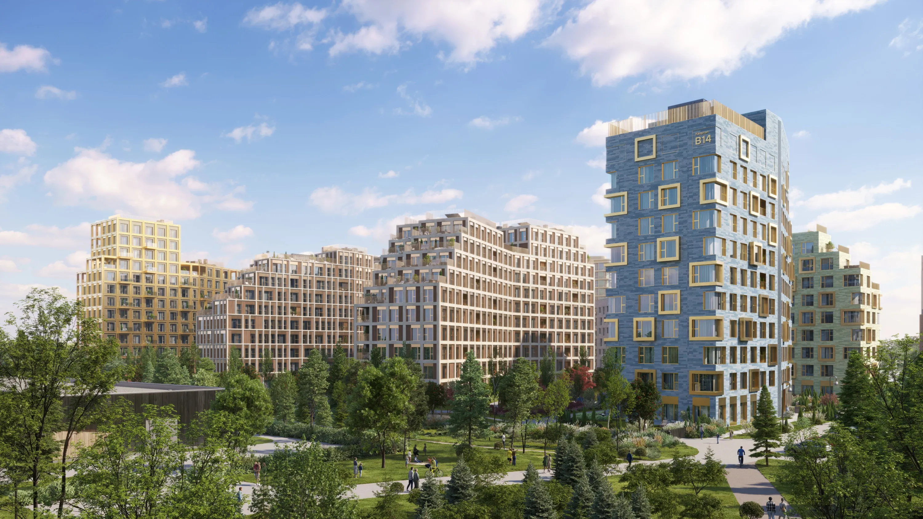 Планировка 1-комнатной квартиры 48.7 м² в ЖК СберСити - квартал В14, г. Москва — фото 2