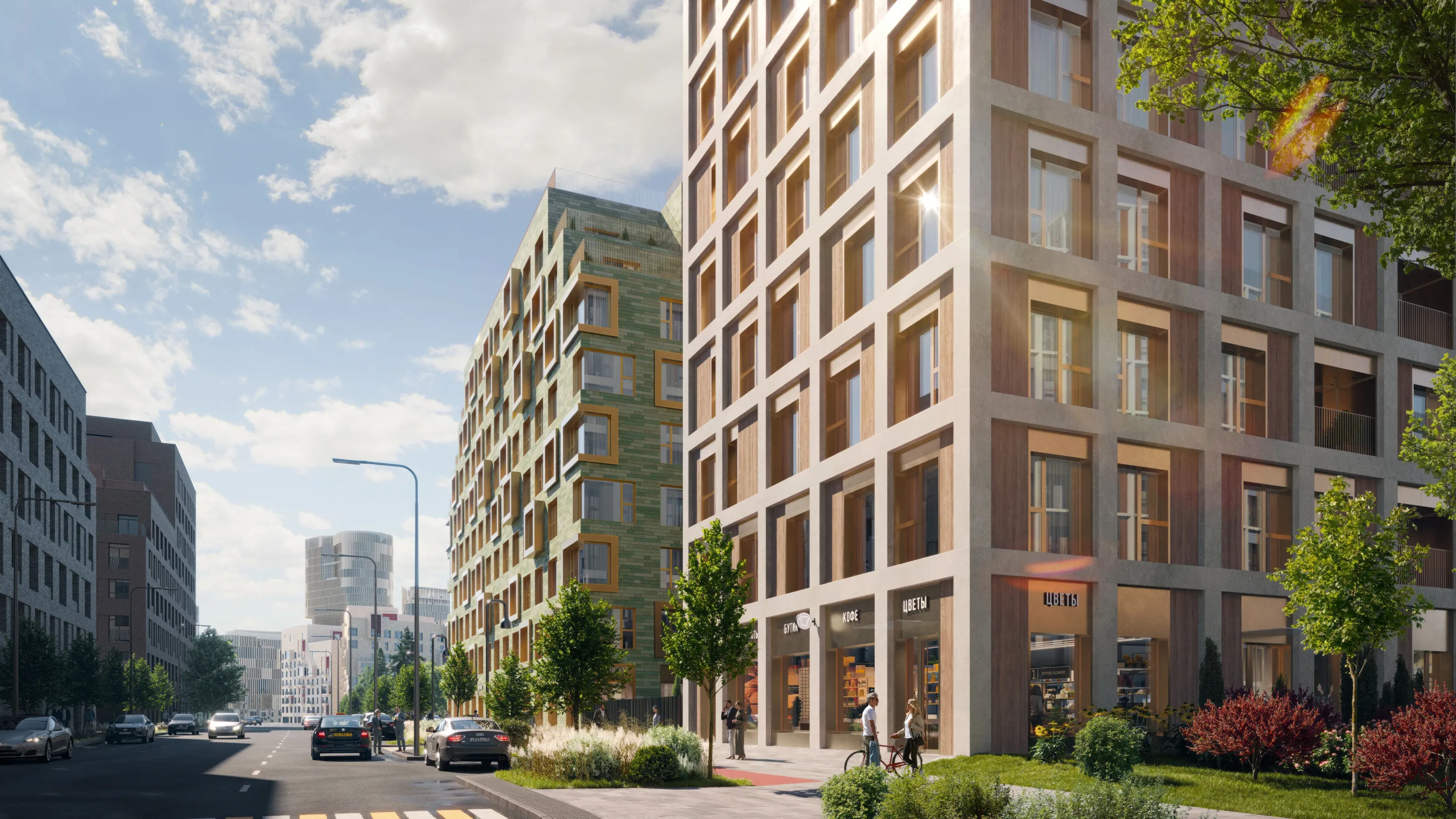 Планировка 1-комнатной квартиры 48.7 м² в ЖК СберСити - квартал В14, г. Москва — фото 3