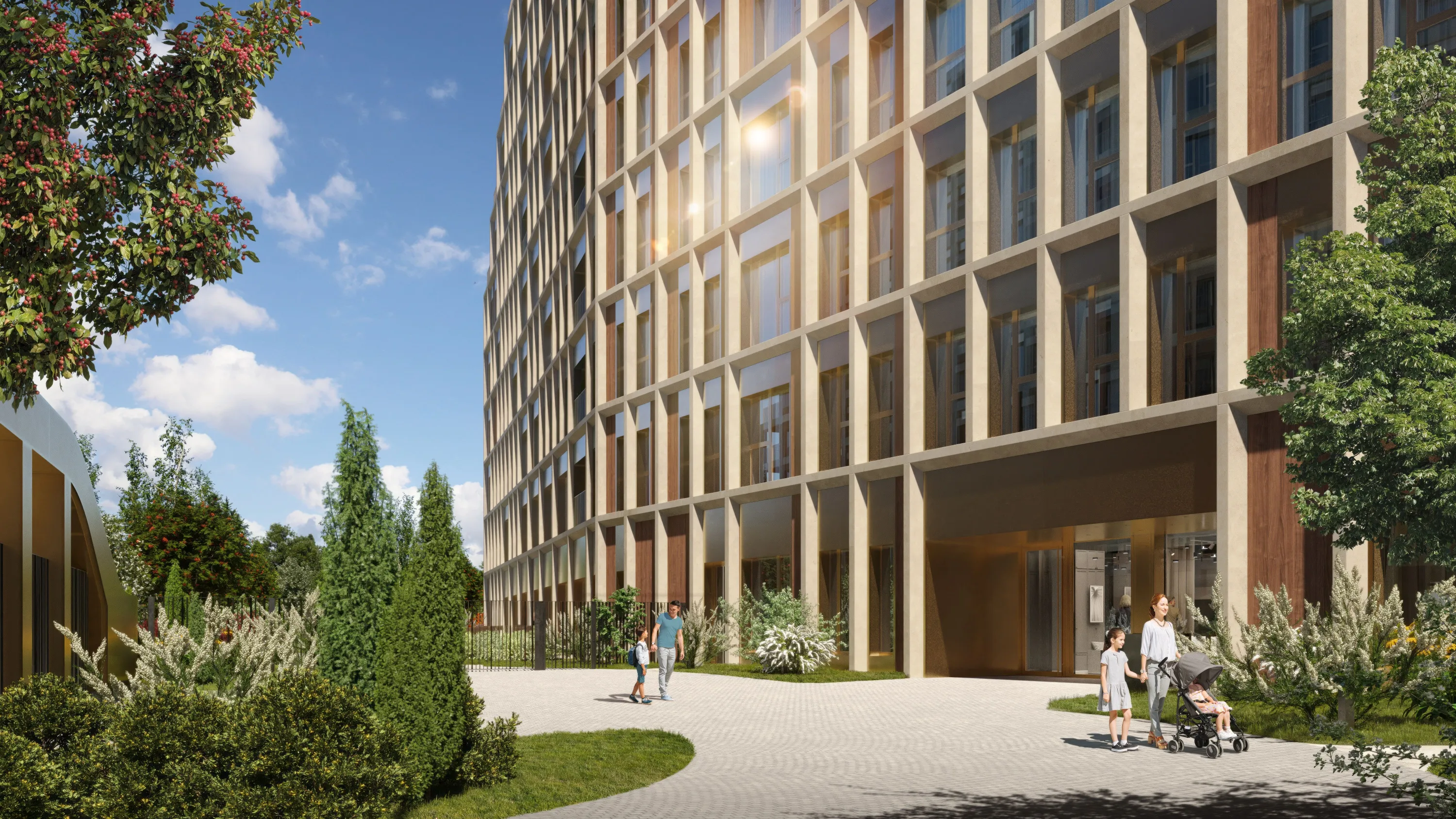 Планировка 1-комнатной квартиры 48.7 м² в ЖК СберСити - квартал В14, г. Москва — фото 5