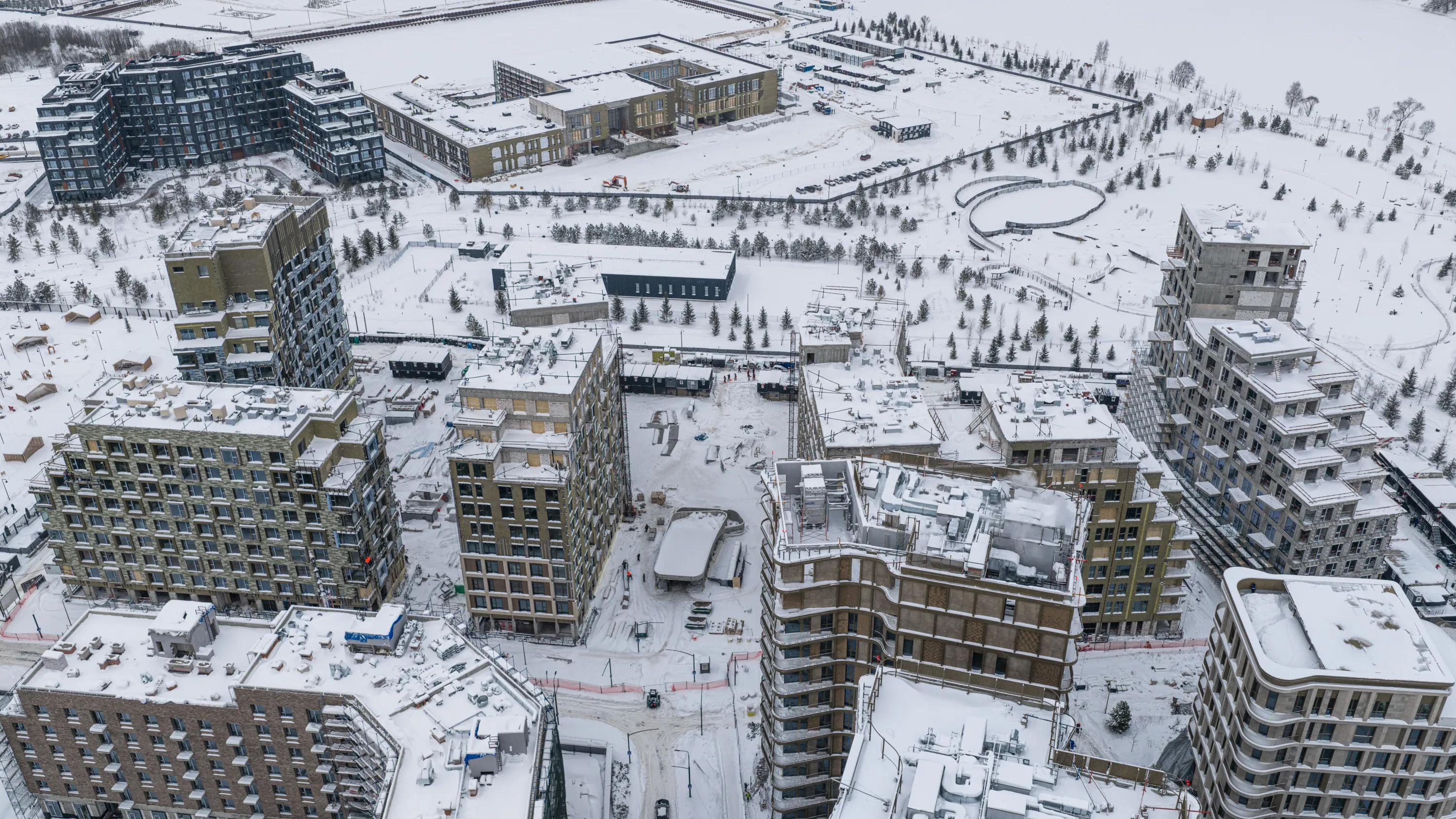 СберСити - квартал В14 ход строительства