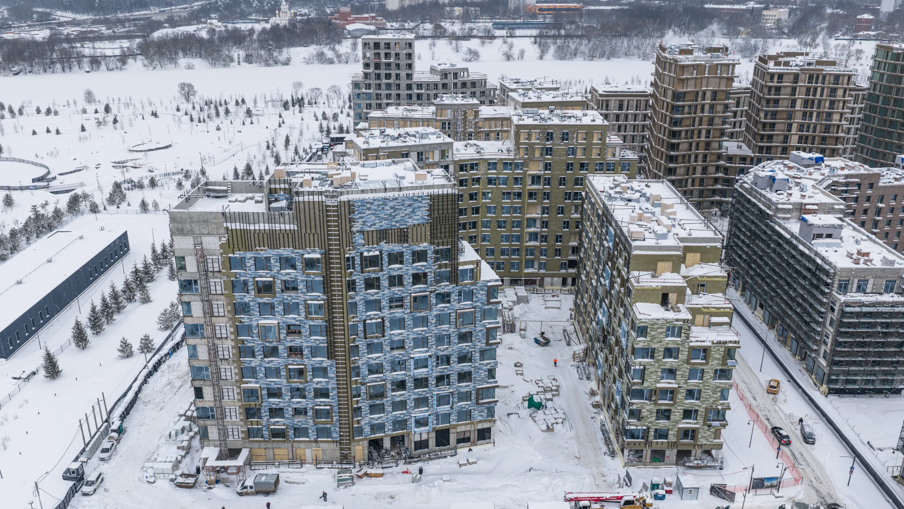 СберСити - квартал В14 ход строительства